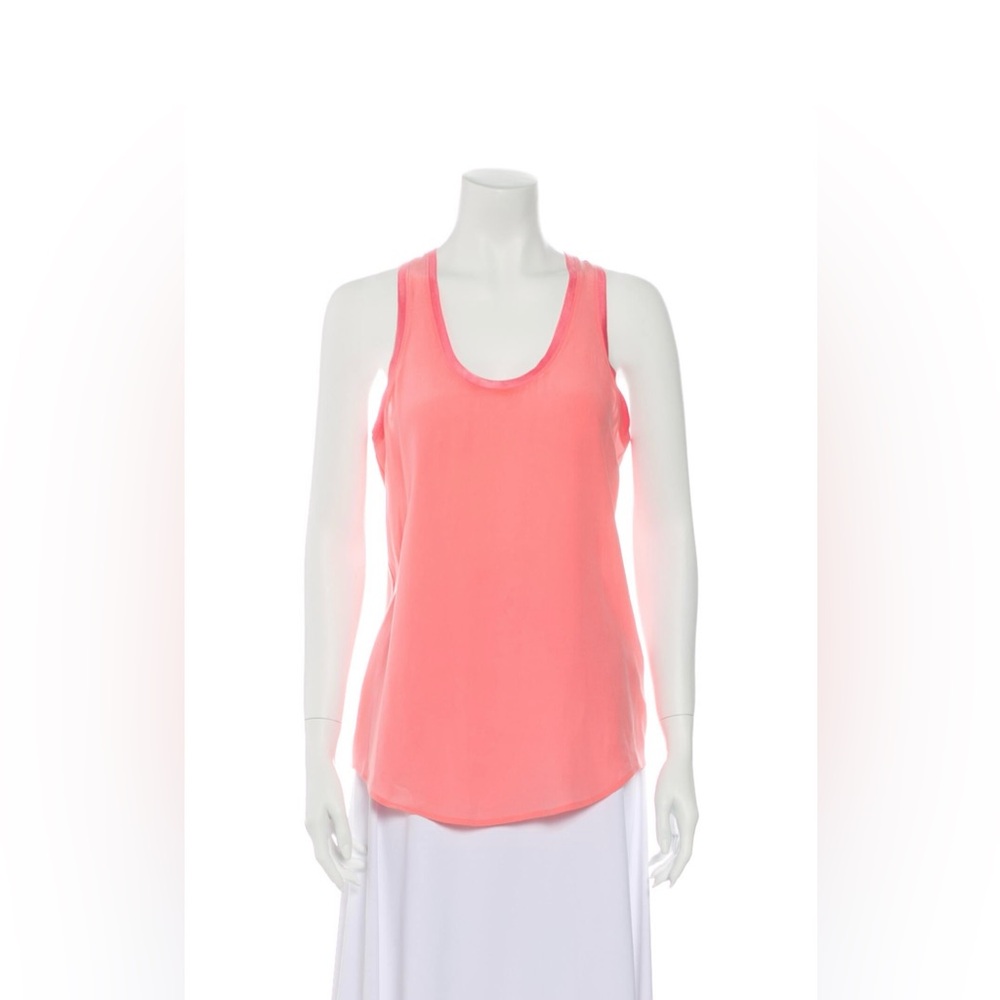 EQUIPMENT “Mel” Sleeveless Silk Tank Top in Size XS in Hot Pink 🩷